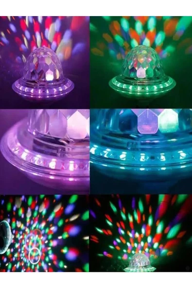 ULTRATEKNO sy-618 Şarjlı Işıklı Disko Topu Kumandalı MP3 Usb Çalar Parti Bluetooth Hoparlör - Resim 3