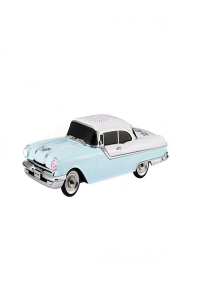 ULTRATEKNO Nostaljik Pontiac Araba 1955 Model Bluetooth Hoparlör Fm Radyo USB Tf Aux Destekli Speaker