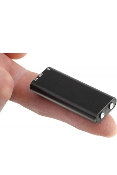 Kingboss 16 Gb Hafızalı Dünyanın En Küçük Ses Kayıt Cihazı 24 Saat Kayıt Dinleme1 Cihazı Kristal Mikrofonlu