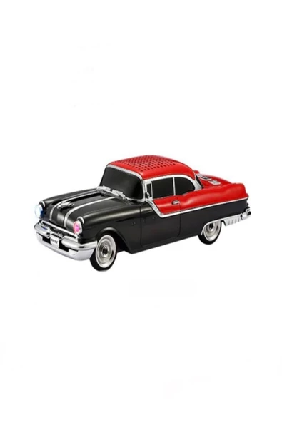 ULTRATEKNO Nostaljik Pontiac Araba 1955 Model Bluetooth Hoparlör Fm Radyo USB Tf Aux Destekli Speaker