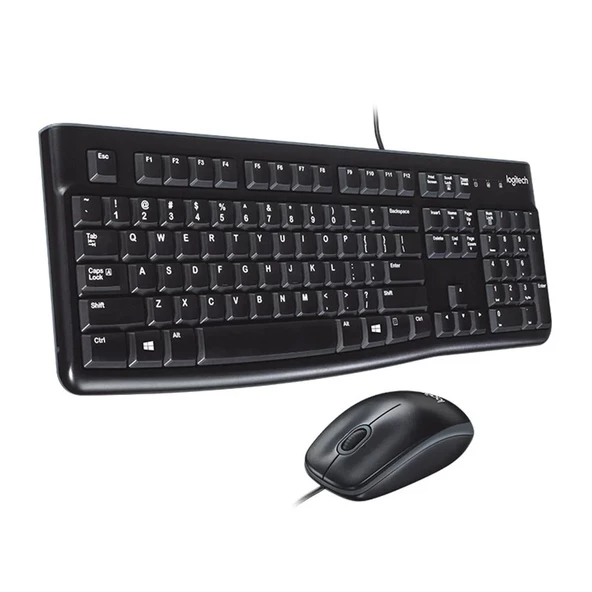 Logitech MK120 Siyah Kablolu Klavye Mouse Set 920-002560 - 2