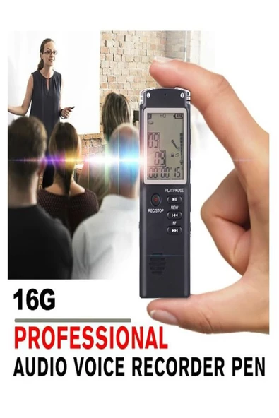 ULTRATEKNO KB-40 Profesyonel 16 Gb Dijital Ses Kaydedici - Ses Kayıt Cihazı - Mp3 Çalar - 3