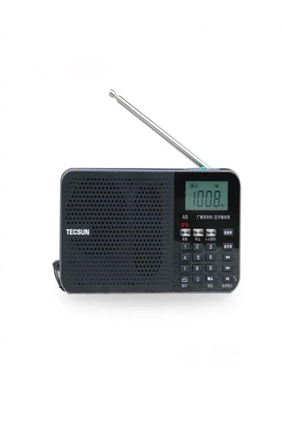 ULTRATEKNO Tecsun A5 Taşınabilir Şarjlı Cep Radyosu Bluetooth Hoparlör FM Radyo MP3 Çalar & Ses Kayıt Cihazı - 2