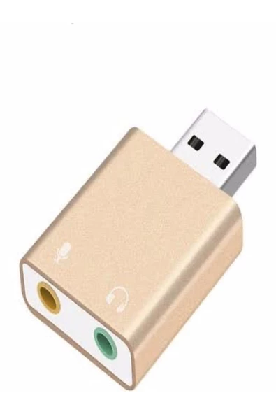 ULTRATEKNO 7.1 Kanal Usb Ses Kartı 3d Sound Ses 3.5mm Jack Girişli - Metal - 4
