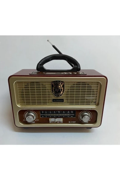 Paleon Nostalji Radyo Bluetoothlu Kumandalı Usb - 2