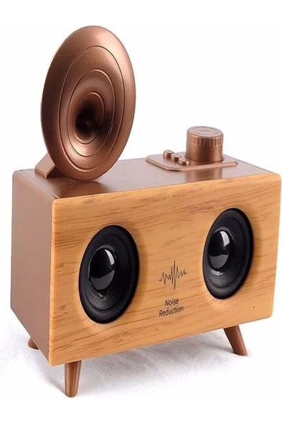 ULTRATEKNO Gramafon Radyo Müzik Apollo 3d Ses Teknolojisi Yüksek Ses Kalitesi Nostaljik - 2
