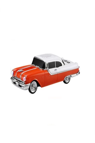 ULTRATEKNO Nostaljik Pontiac Araba 1955 Model Bluetooth Hoparlör Fm Radyo USB Tf Aux Destekli Speaker