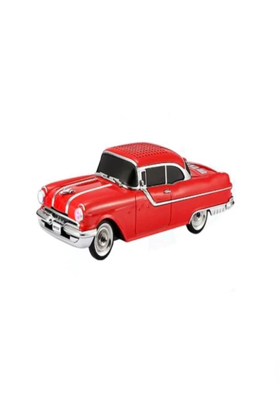 ULTRATEKNO Nostaljik Pontiac Araba 1955 Model Bluetooth Hoparlör Fm Radyo USB Tf Aux Destekli Speaker
