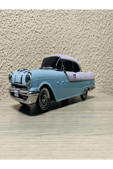 ULTRATEKNO Nostaljik Pontiac Araba 1955 Model Bluetooth Hoparlör Fm Radyo USB Tf Aux Destekli Speaker - 2