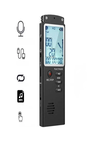 ULTRATEKNO KB-40 Profesyonel 16 Gb Dijital Ses Kaydedici - Ses Kayıt Cihazı - Mp3 Çalar - 5