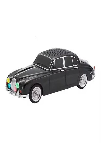 ULTRATEKNO WS-596BT 1967 Model Jaguar Mark 2 10W Bluetooth Hoparlör Fm Radyo USB Tf Aux Destekli Speaker