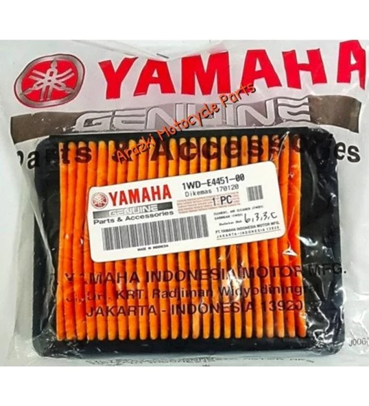 YAMAHA YZF R25 - MT 25 HAVA FİLTRESİ ORJİNAL - ARASMOTO ürün görseli 1