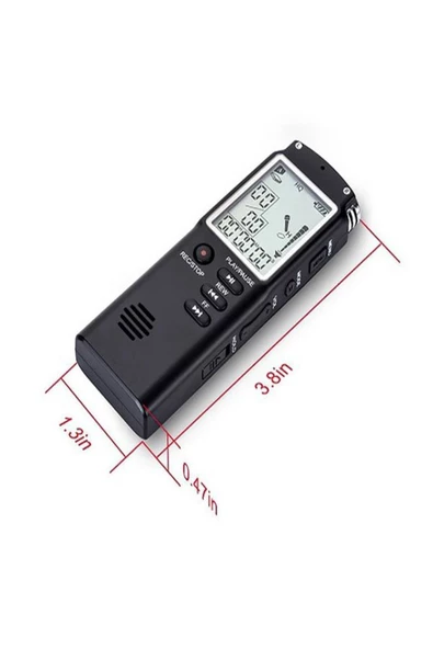 ULTRATEKNO KB-40 Profesyonel 16 Gb Dijital Ses Kaydedici - Ses Kayıt Cihazı - Mp3 Çalar - 6