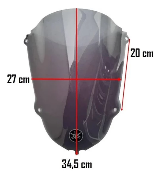 Yamaha Yzf R25 Siperlik Camı Yeni Model (2018-19-2020)ARASMOTO - Resim 2