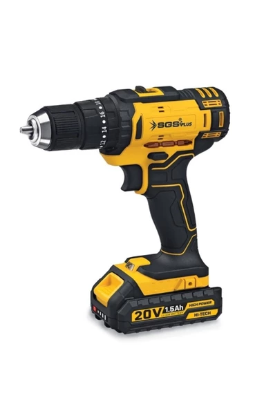 Sgs 5248 20 V 1.5 Ah Akülü Darbeli Matkap ÇİFT BATARYALI