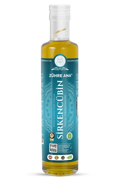 Zühre Ana İbni Sina Sirkencübin Prebiyotik Sirke 250 Ml