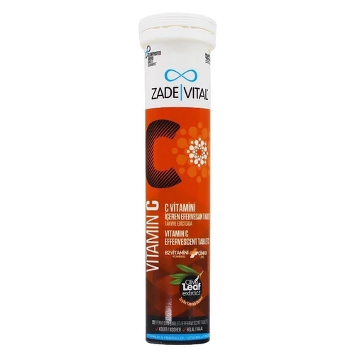 Zade Vital Vitamin C 20 Efervesan Tablet - 1
