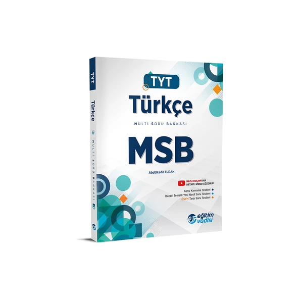 Eğitim Vadisi Yayınları TYT Türkçe MSB (Multi Soru Bankası)