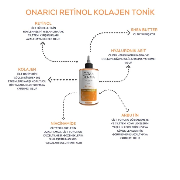 Retinol Kolajen Tonik Ve Glikolik Asit Krem Seti - 2