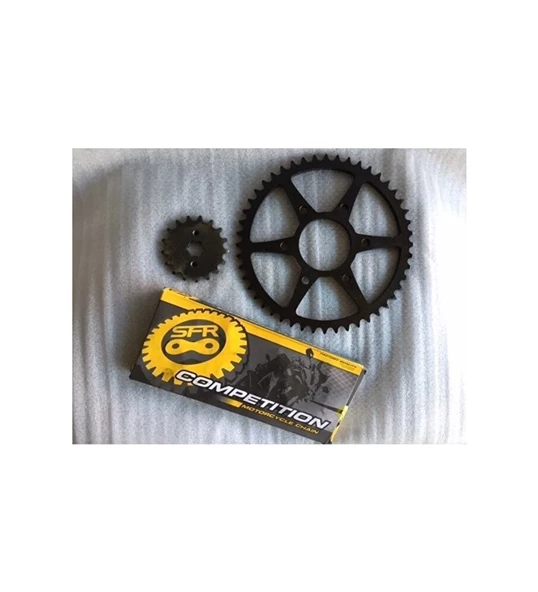 Pulsar Ns200 Düz Oringsiz Zincir Dişli Seti ürün görseli 1