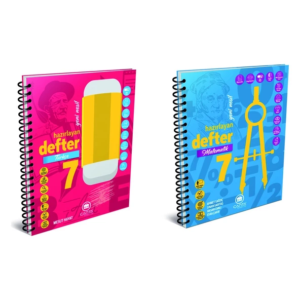 Çanta Yayınları Çanya Yayınları 7. Sınıf Hazırlayan Defter Türkçe + Matematik