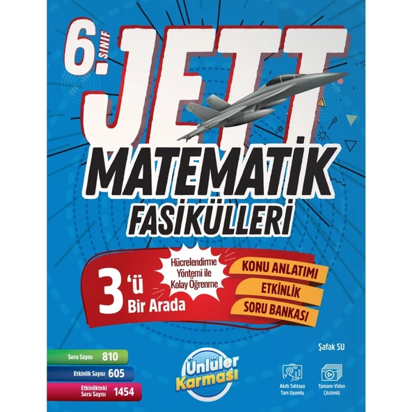 Ünlüler Karması 6. Sınıf Jett Matematik Fasikülleri