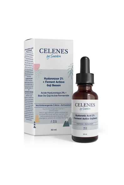 Celenes Hyaluronic Acid + Ferment Active Gojiberry Serum 30 Ml