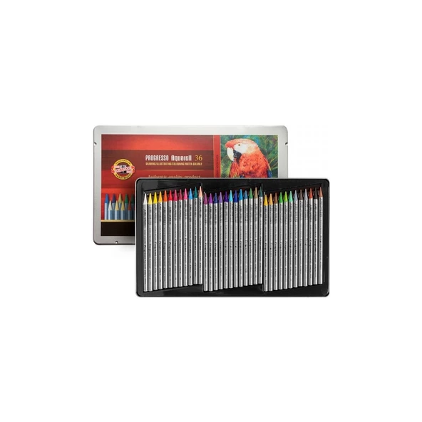 Koh-I-Noor Progresso Aquarell Woodless Coloured Pencil Set 36LI