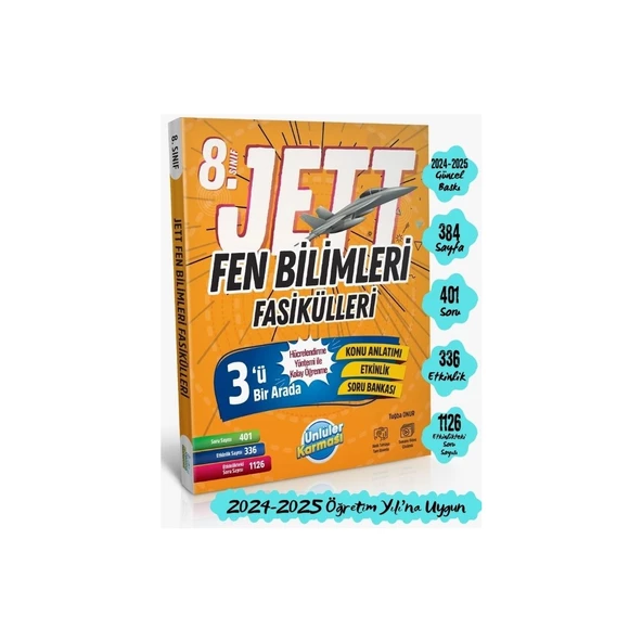 Ünlüler Karması 8. Sınıf LGS Jett Fen Bilimleri Fasikülleri - 2