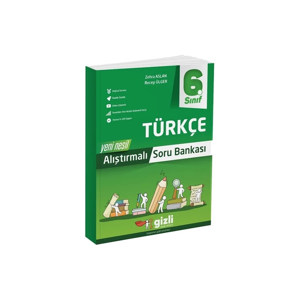 Gizli Yayınları 6. Sınıf Türkçe Alıştırmalı Soru Bankası ürün görseli