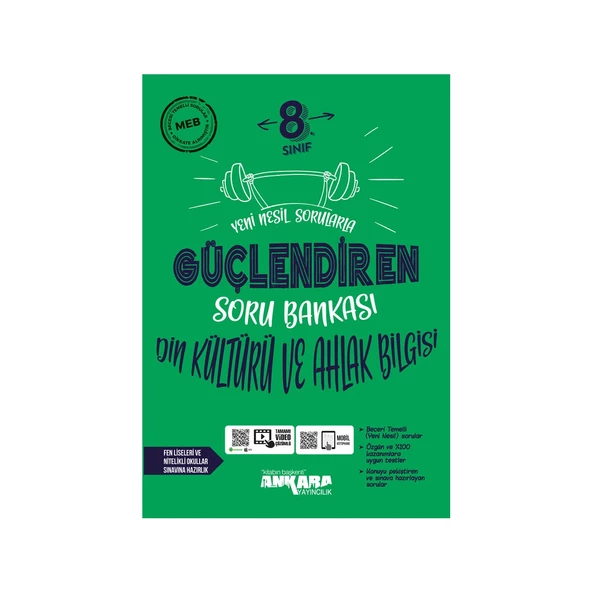 Ankara Yayıncılık 2024 Güncel 8.Sınıf Tüm Dersler Güçlendiren Soru Bankası Nesil 8'li Eğitim Seti - Resim 4
