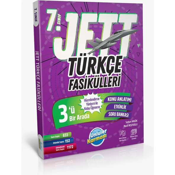 Ünlüler Karması 7. Sınıf Jett Türkçe Fasikülleri - Resim 2
