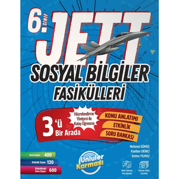 Ünlüler Karması 6. Sınıf Jett Sosyal Bilgiler Fasikülleri