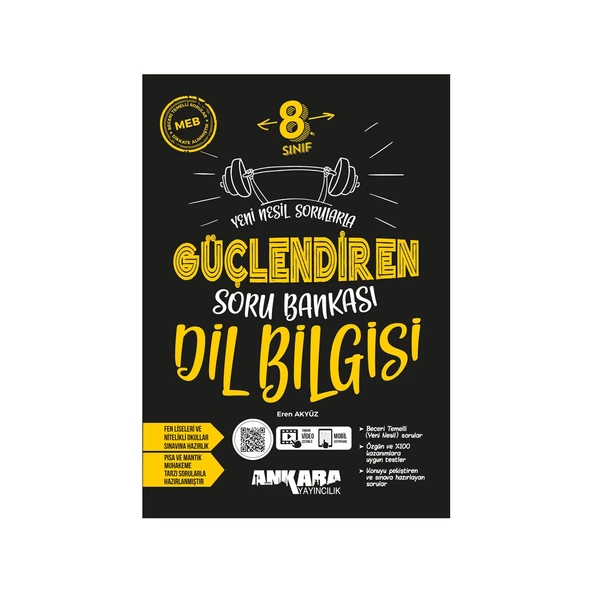 Ankara Yayıncılık 2024 Güncel 8.Sınıf Tüm Dersler Güçlendiren Soru Bankası Nesil 7'li Eğitim Seti - Resim 3