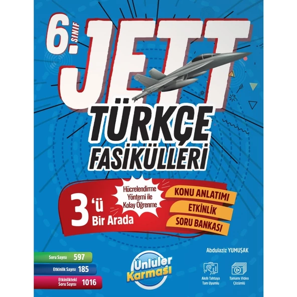 Ünlüler Karması 6. Sınıf Jett Türkçe Fasikülleri