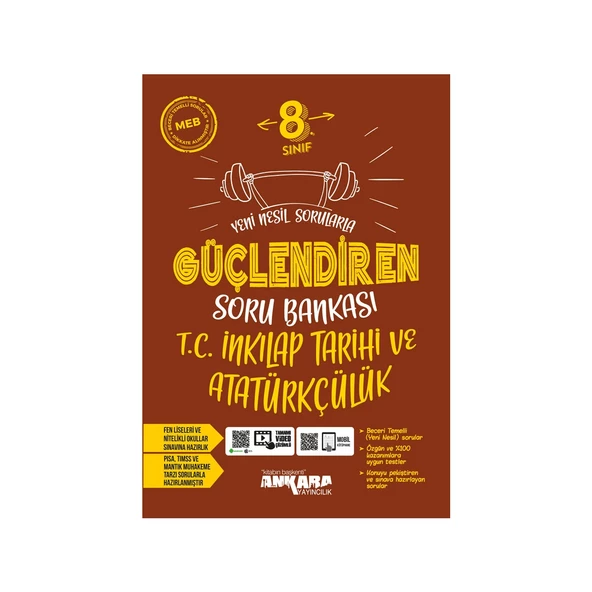 Ankara Yayıncılık 2024 Güncel 8.Sınıf Tüm Dersler Güçlendiren ve Kazandıran Soru Bankası Gelişmiş Deneme Seti - Resim 5