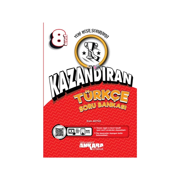 Ankara Yayıncılık 2024 Güncel 8.Sınıf Türkçe Matematik Fen Güçlendiren ve Kazandıran Soru Bankası Deneme Seti - Resim 3