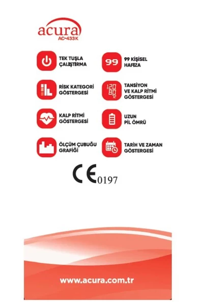 AC-433K Geniş Ekranlı Türkçe Konuşan Tansiyon Aleti - 2
