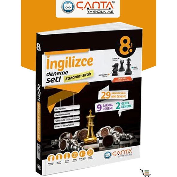 Çanta Yayınları 8. Sınıf İngilizce Kazanım Sıralı Deneme Seti - 2