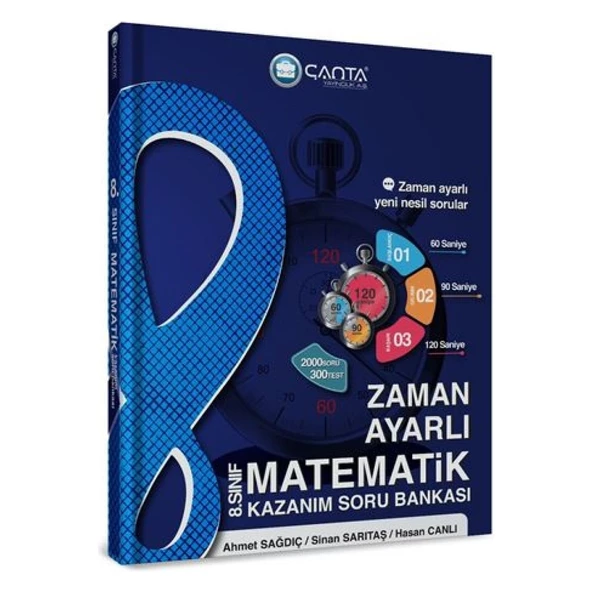 Çanta Yayınları 8.Sınıf Matematik Zaman Ayarlı Kazanım Soru Bankası