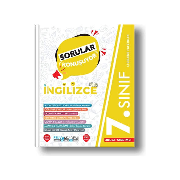 Pruva Akademi 7. Sınıf Ingilizce Soru Bankası