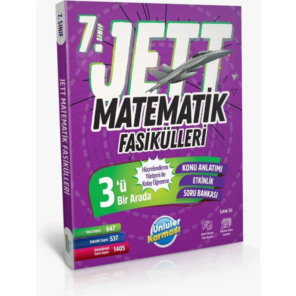 Ünlüler Karması 7. Sınıf Jett Matematik Fasikülleri - 2