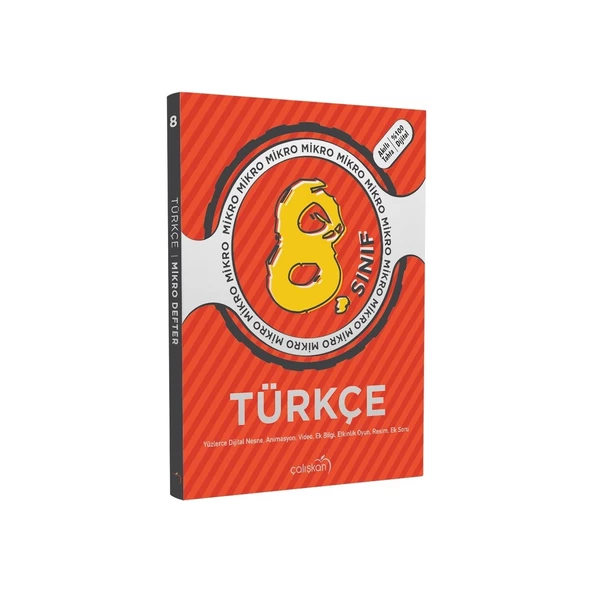 Çalışkan Yayınları Mikro Defter Türkçe 8.Sınıf