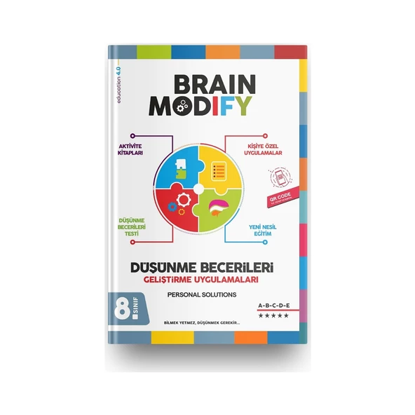 Brain Modify Düşünme Becerileri Geliştirme Seti - 8.sınıf