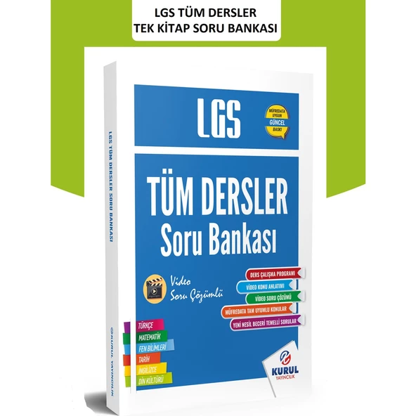 Kurul Yayıncılık 2023 8. Sınıf LGS Video Kamp Tüm Dersler Soru Bankası - 2