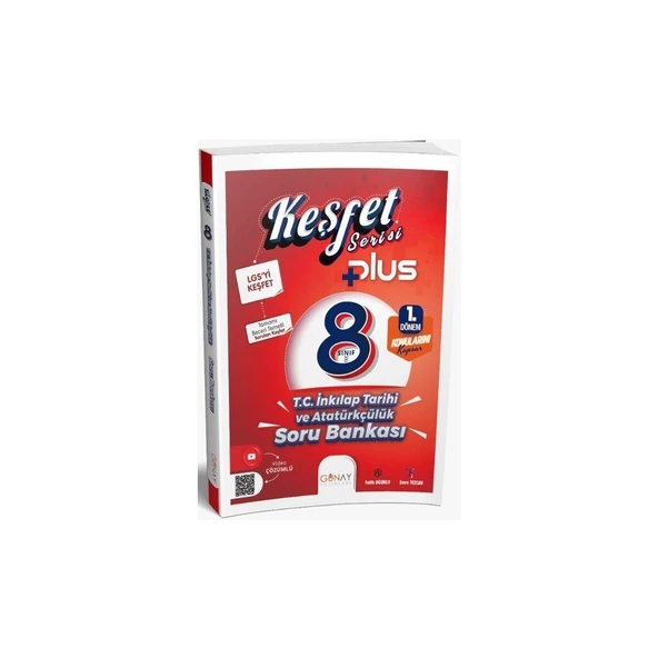 Günay Yayınları Günay 8. Sınıf Keşfet Plus Serisi T.c. Inkılap Tarihi ve Atatürkçülük 1. Dönem Soru Bankası Günay ürün görseli