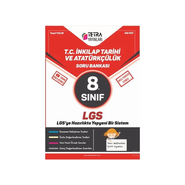 Tetra Yayınları Inkılap Tarihi ve Atatürkçülük 8. Sınıf Lgs Soru Bankası