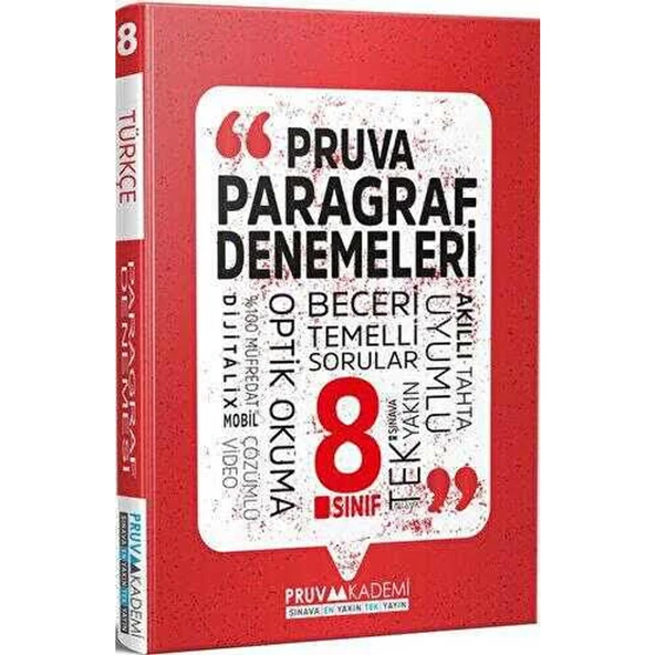 Bilfen Yayınları Pruva 8. Sınıf Paragraf Denemeleri