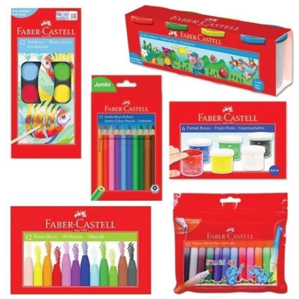 Faber-Castell Faber Castell Okul Kırtasiye Seti Set-1