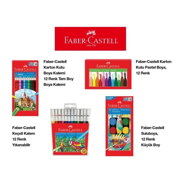 EKS Ticaret Faber Castell Faber-Castell Boyama Set